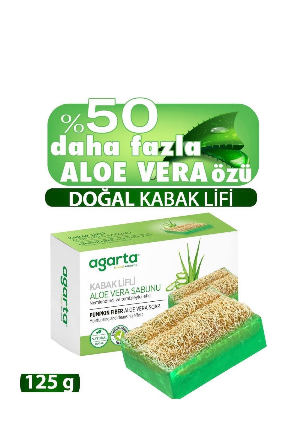 Loofah zeep