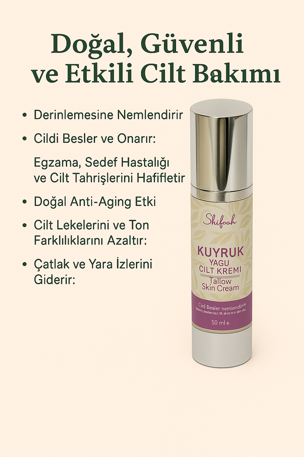 Tallow cream