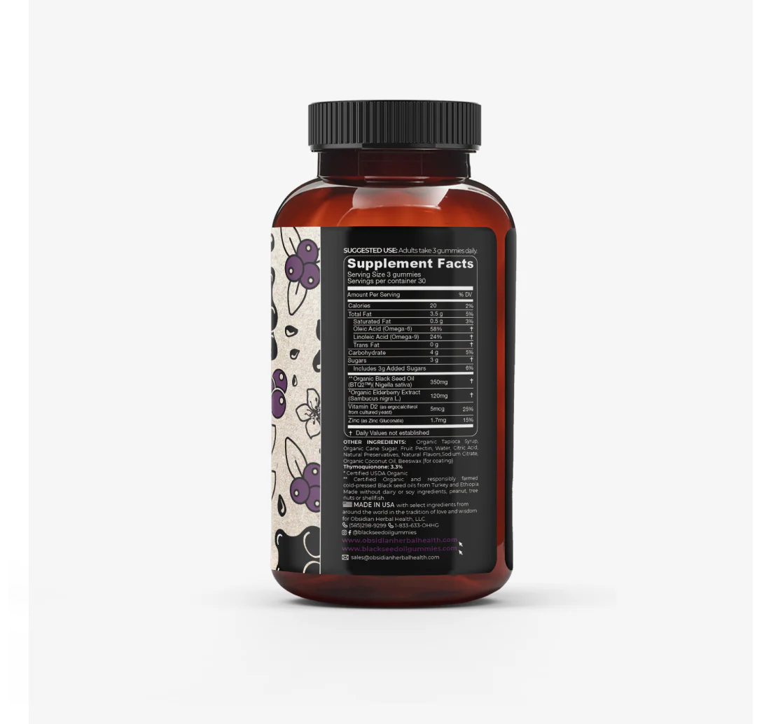 Black Seed Oil Gummies 90 stuks