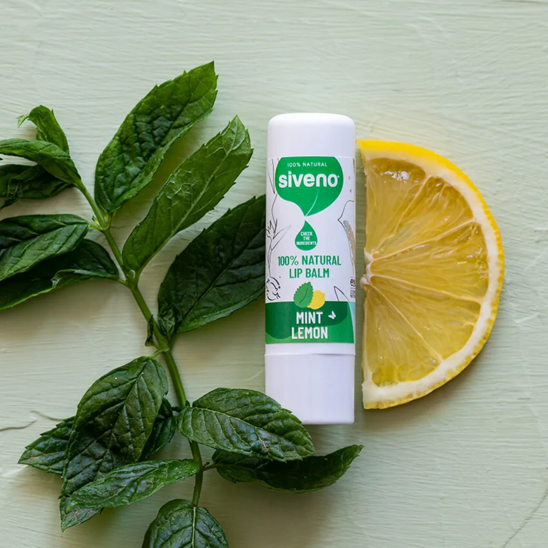 Natuurlijke lippenbalsem mint / lemon