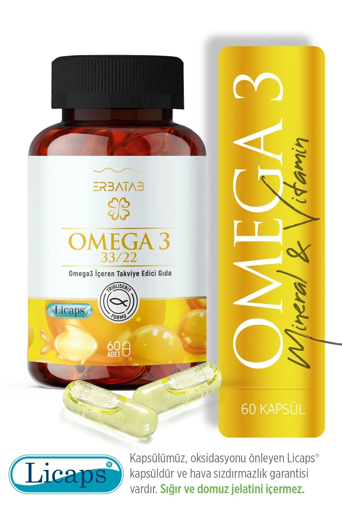 ERBATAB Omega 3 Visolie