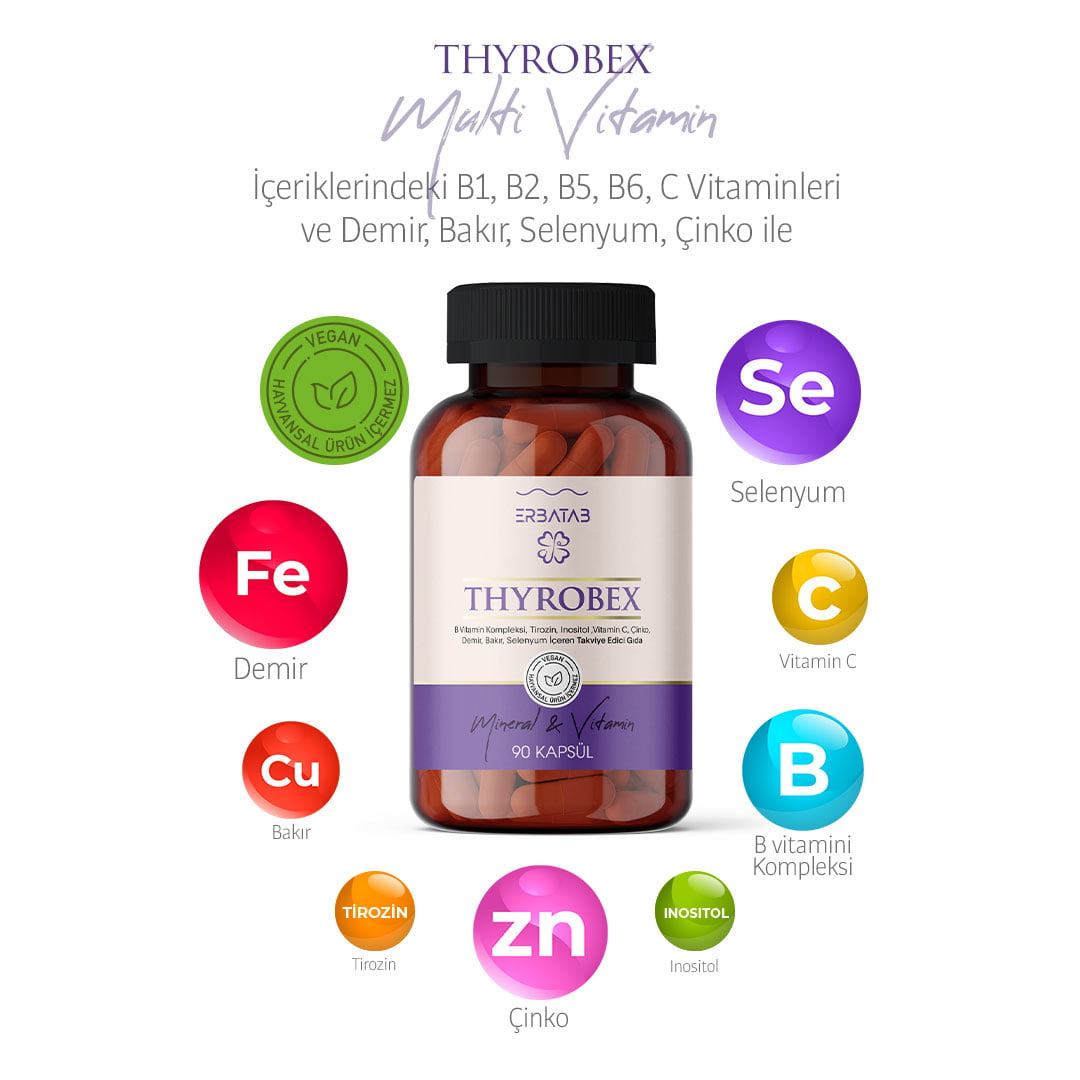 Erbatab Thyrobex Multivitamine en Mineralen