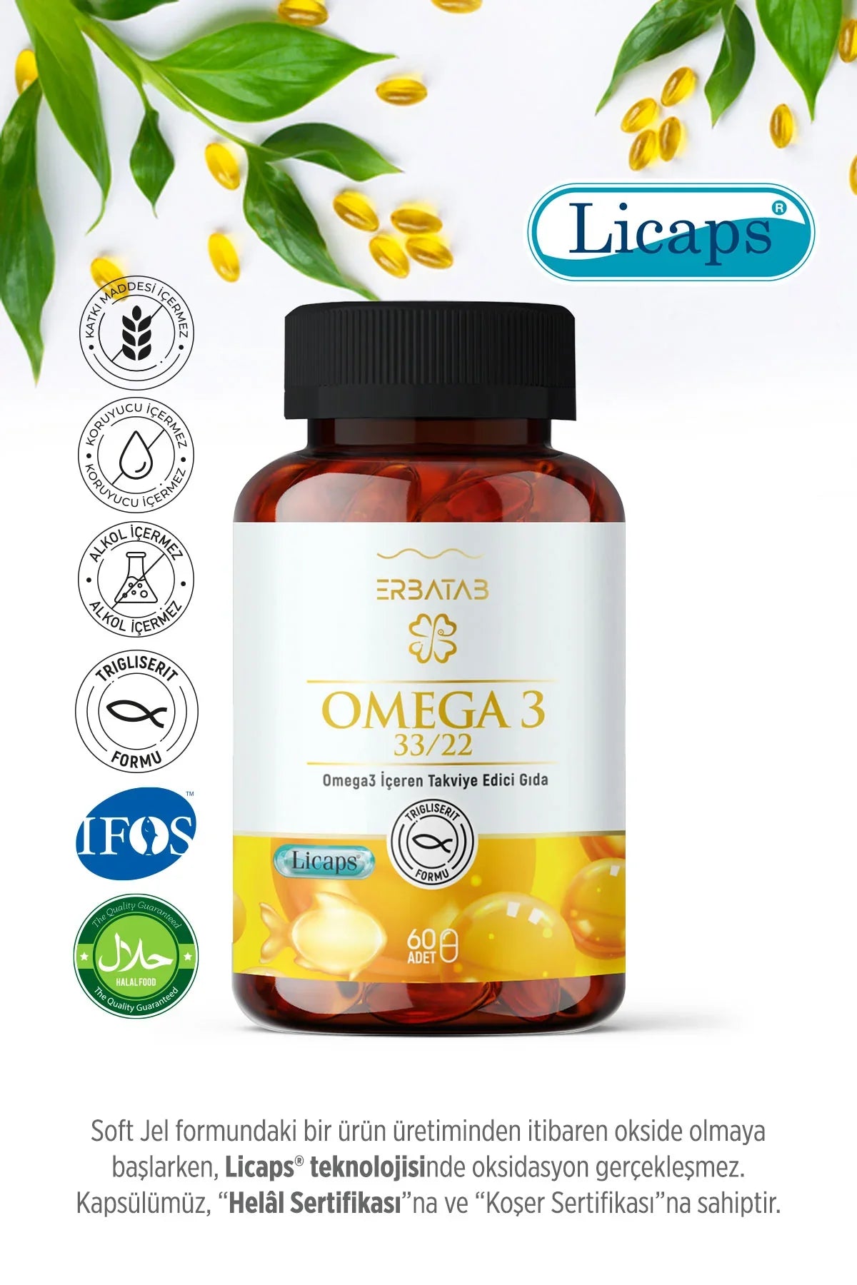ERBATAB Omega 3 Visolie