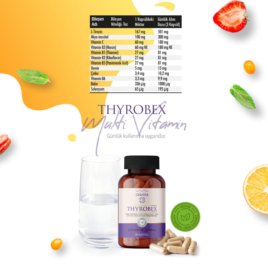 Erbatab Thyrobex Multivitamine en Mineralen
