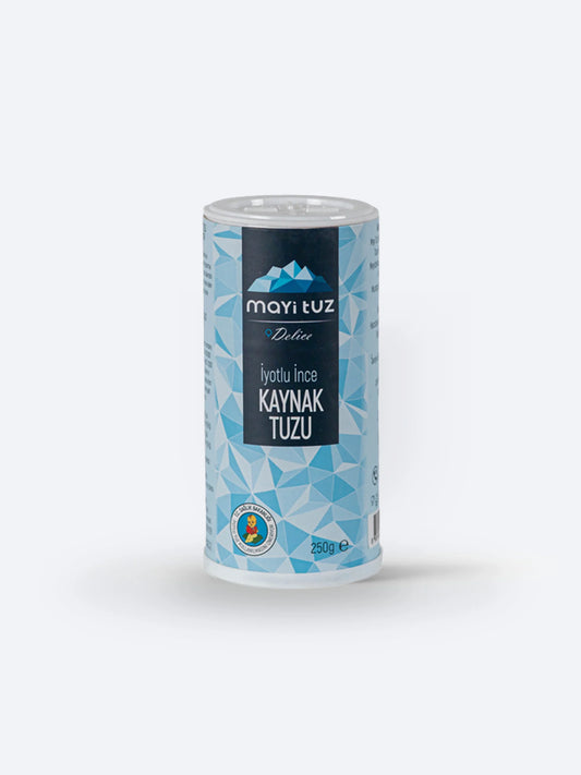 Mayi gejodeerd bronzout 250 g (met zoutstrooier)