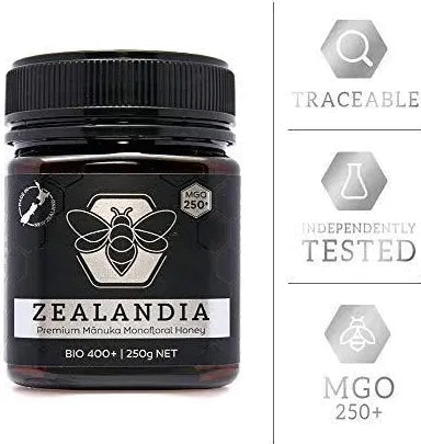 Manuka honing MGO 250+ – Natuurlijke en krachtige honing uit Nieuw-Zeeland 250 gram
