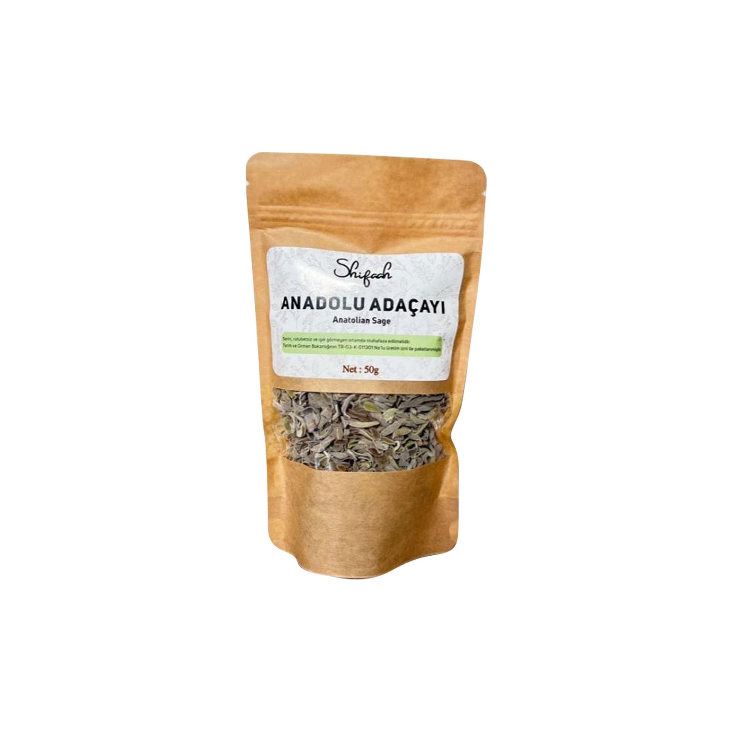 Gedroogde natuurlijke salie 50 g
