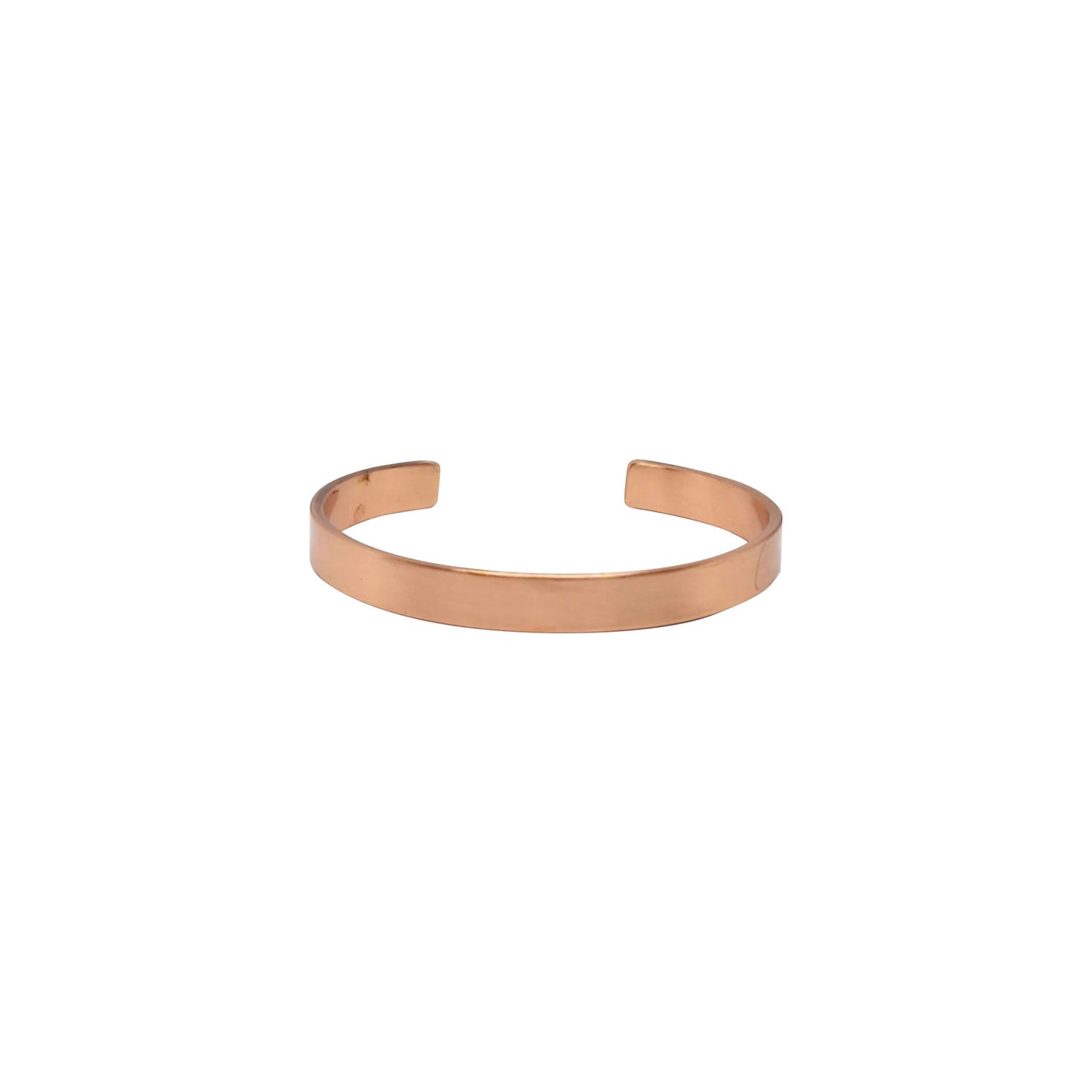Gladde koperen armband