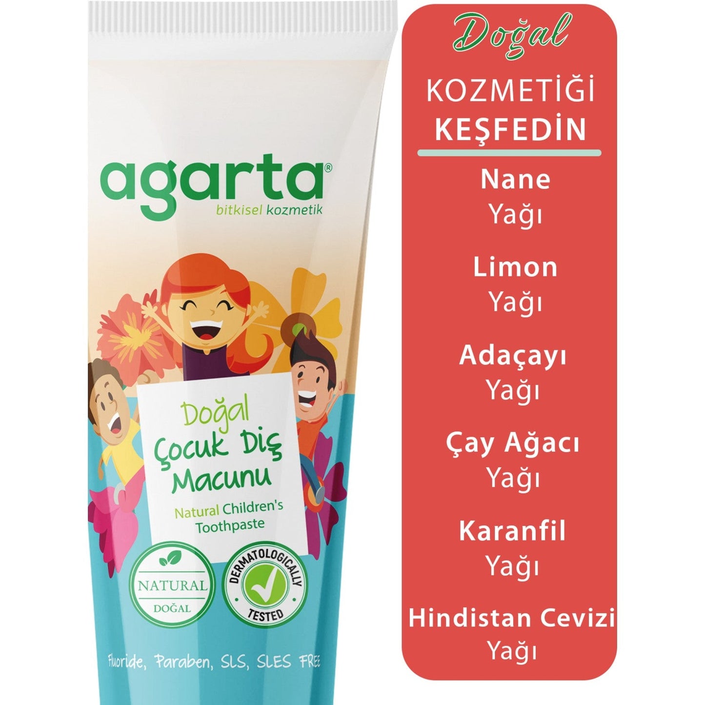 Agarta natuurlijke kindertandpasta
