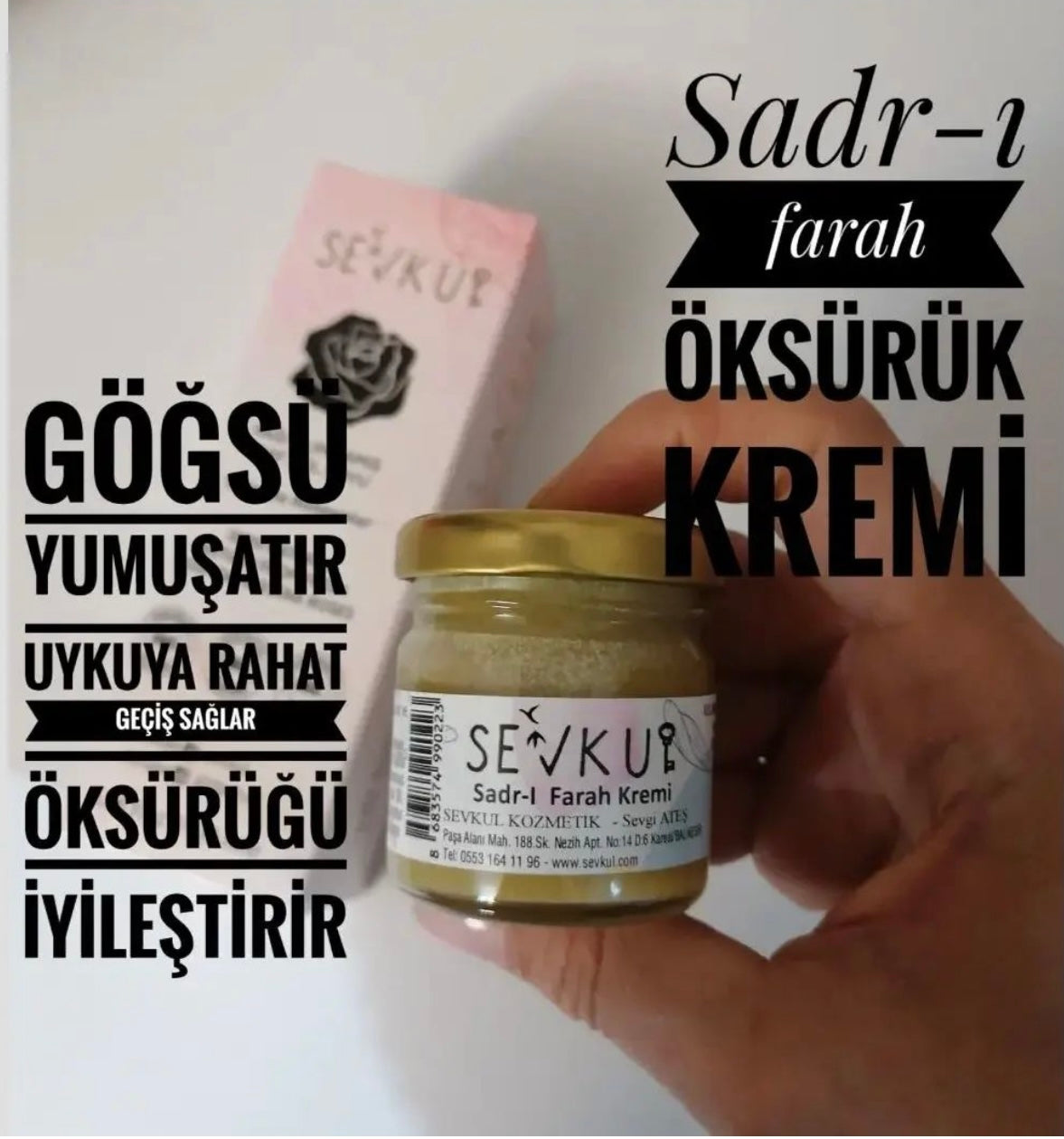 Hoestcrème van Sadri Ferah