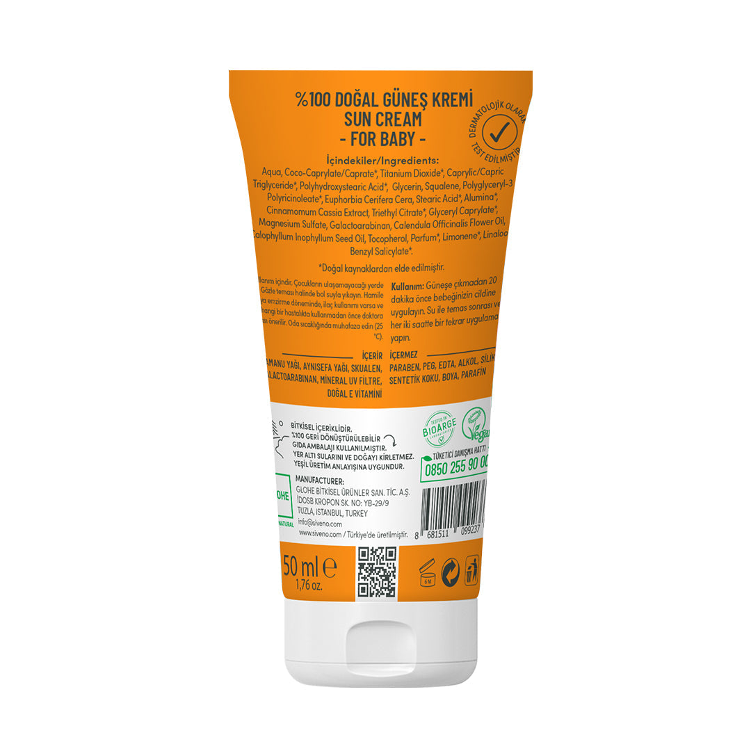 Natuurlijke zonnebrandcrème