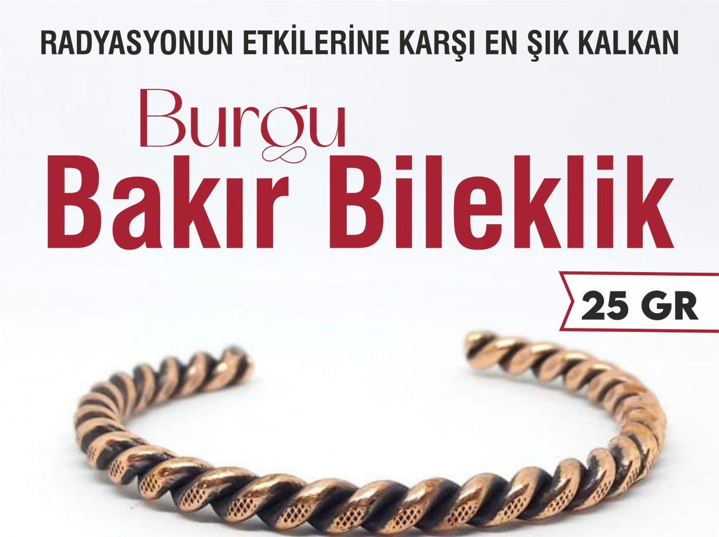 GEDRAAIDE KOPEREN ARMBAND