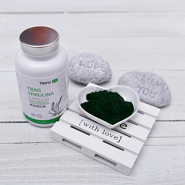 Spirulina capsules